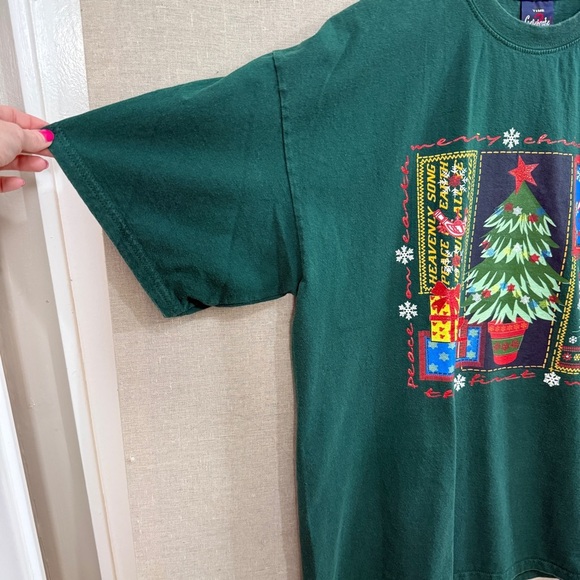 Time 2 Celebrate by Freeze Christmas Holiday Short Sleeve T-Shirt - Picture 2 of 7